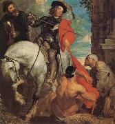 Anthony Van Dyck St Martin Dividing his Cloak oil painting reproduction